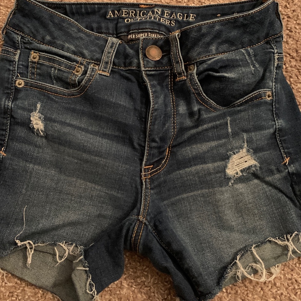 American Eagle Super Stretch Distressed Jeans